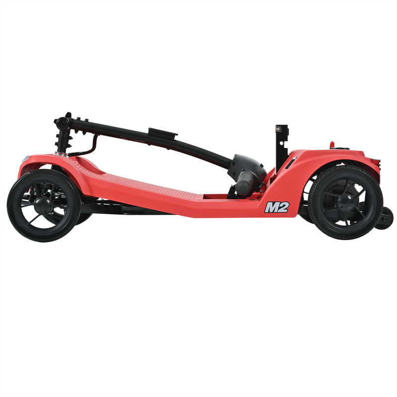 4 Wheels Foldable Mobility Scooter 20 Miles 330bs Capacity 5 MPH w/ LED Light