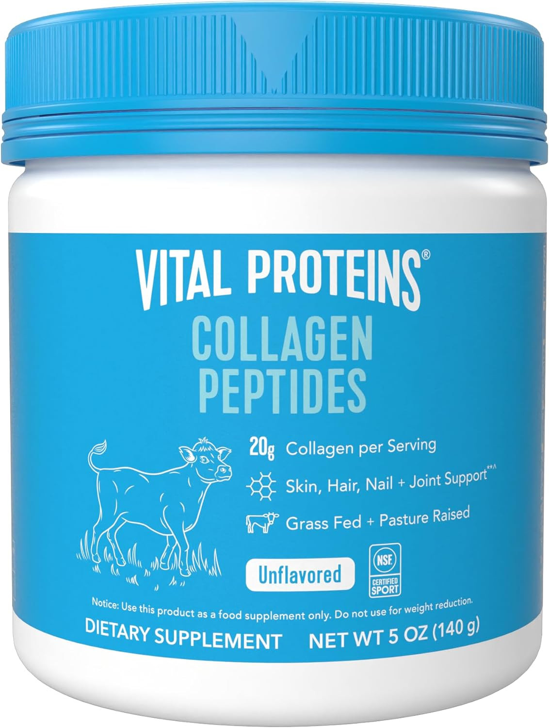 Vital Proteins Collagen Peptides Powder Supplement for Skin Hair Nail Joint Heal
