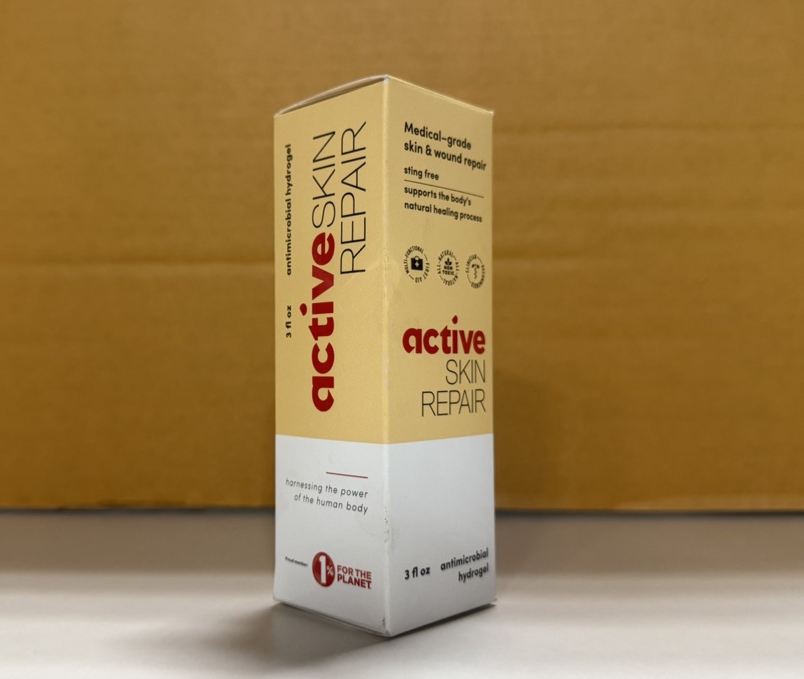 Active Skin Repair First Aid Healing Skin Hydrogel – Natural & Non-Toxic Repa…