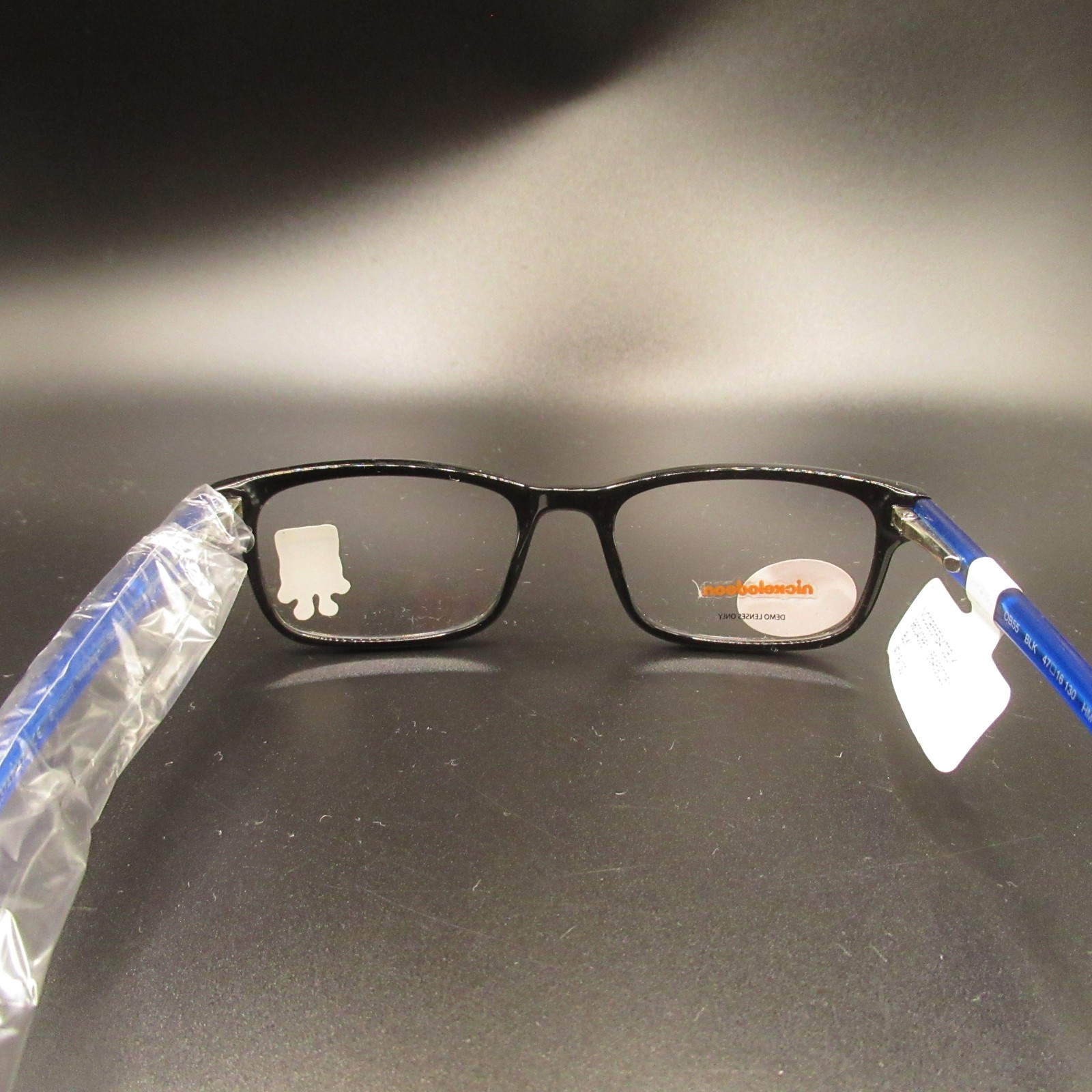 Nickelodeon Spongebob SquarePants Kids Eyeglass Frames Black Blue 47-16-130