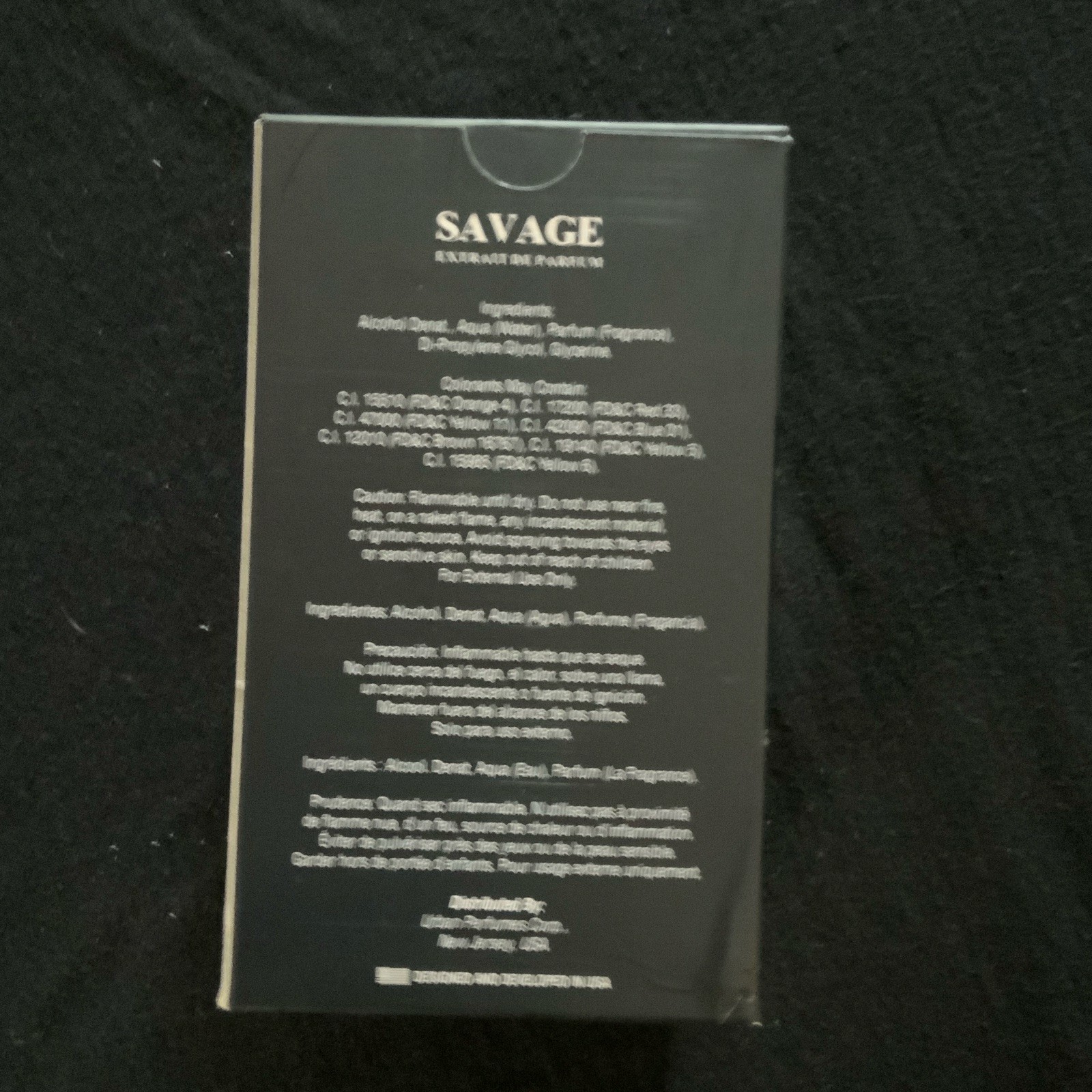 Savage Extrait de Parfum Spray for Men, Regular Size 3.4 fl oz