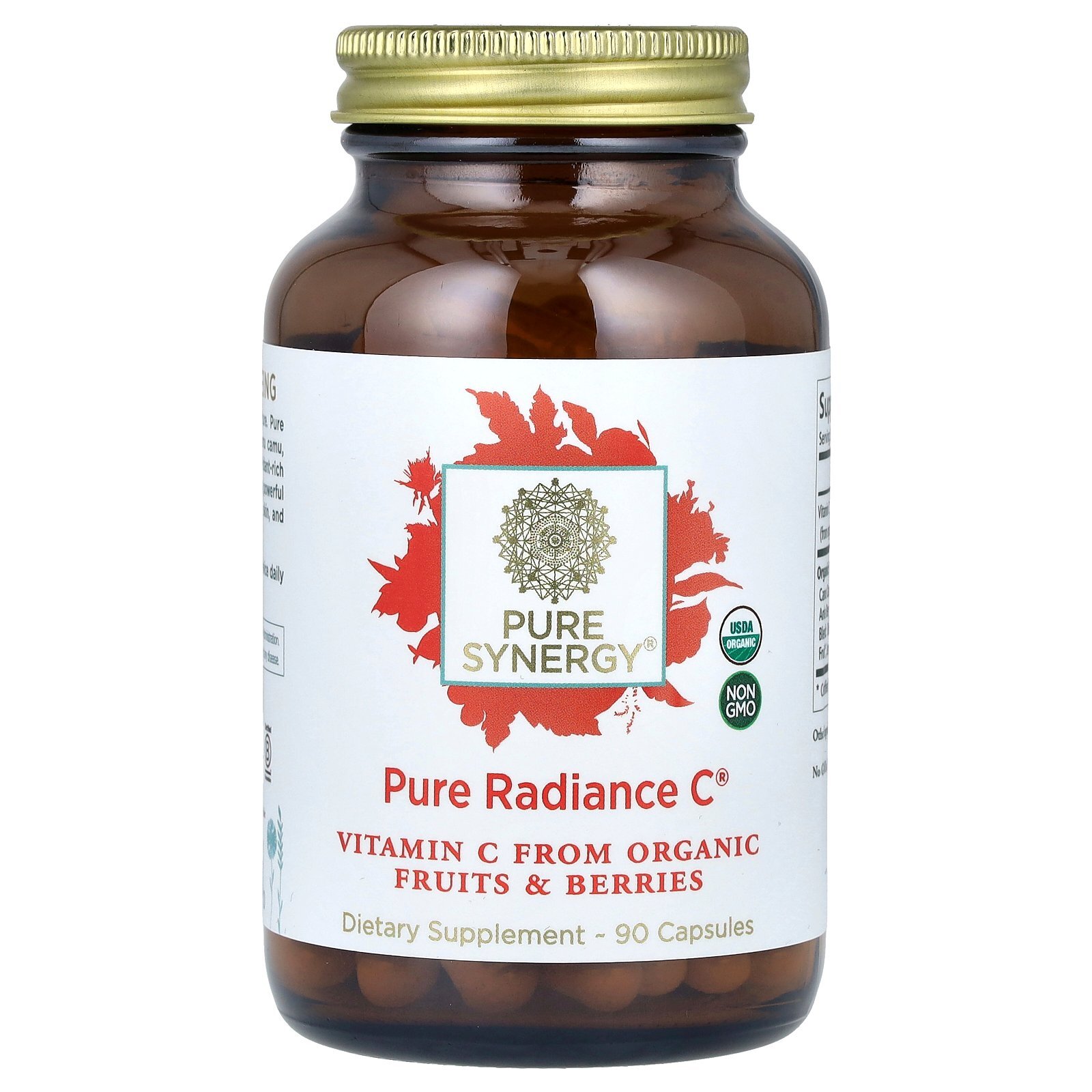 The Synergy Company Pure Radiance C 90 Veggie Caps Dairy-Free, Gluten-Free,