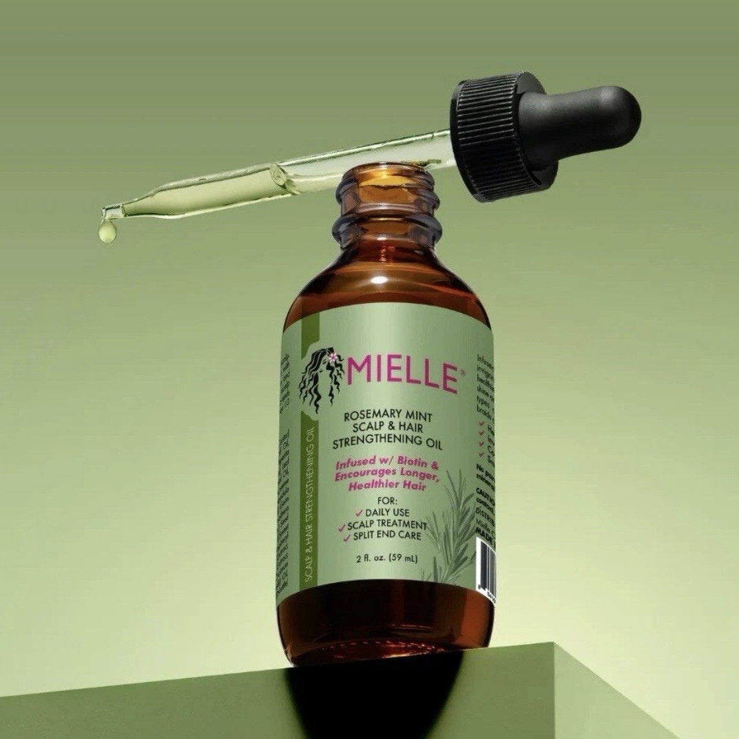 Mielle Rosemary Mint Strengthening Hair Oil w/ Biotin 2 fl oz 59mL