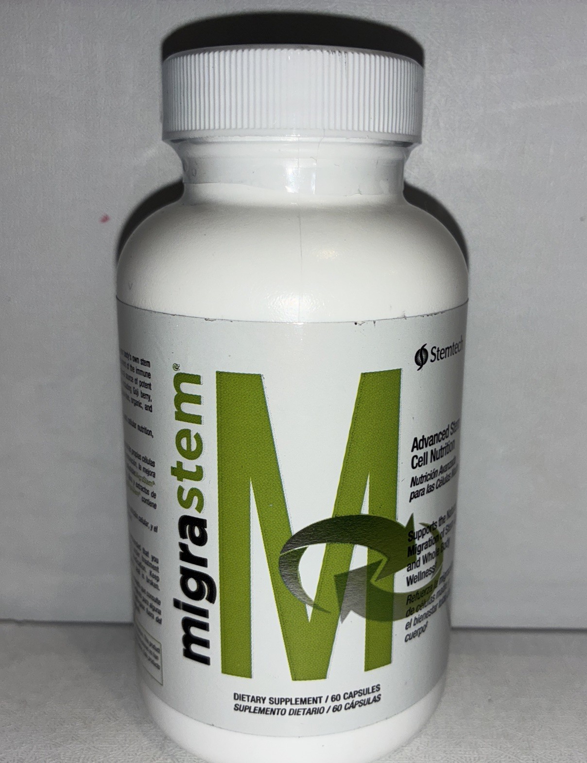 StemTech Migrastem 60 Capsules Advanced Stem Cell Nutrition/Exp 11/2027