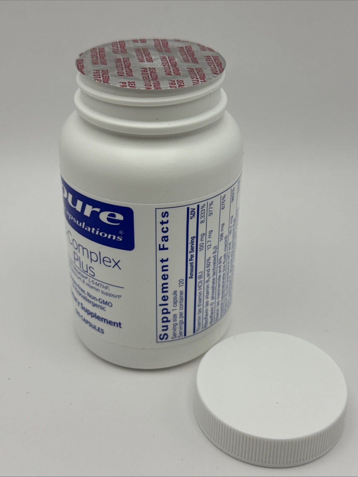 B Complex Plus 120 Capsules EXP 11/2028