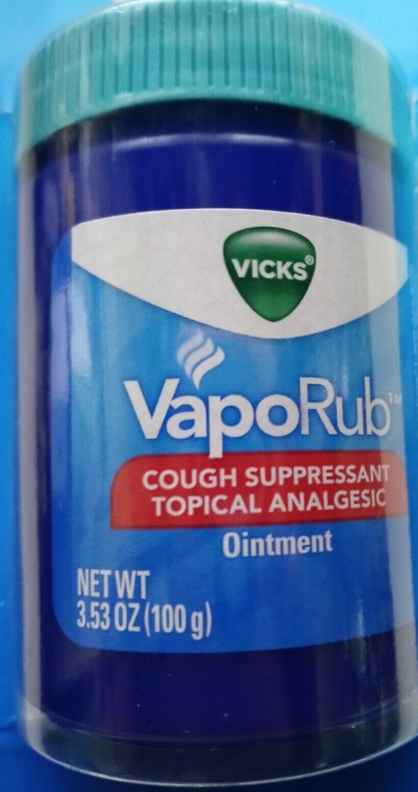 Vicks VapoRub Chest Rub Ointment, Relief from Cough, Cold, Aches, & Pains (100g)
