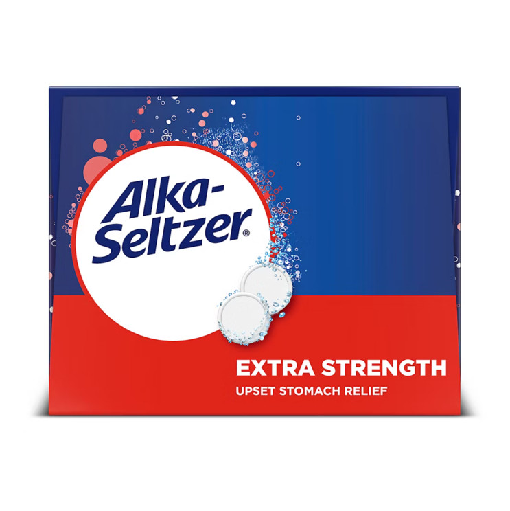 Alka-Seltzer Extra Strength, Heartburn, Indigestion, Upset Stomach, 72 Ct.