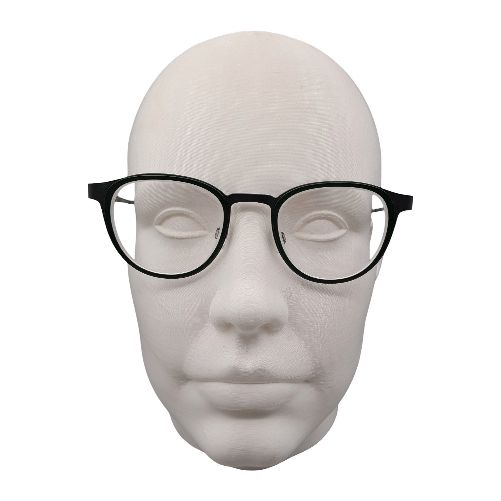 Bevel 6532 Rosa GGFG Black Green Round Eyeglasses Japan 47-21