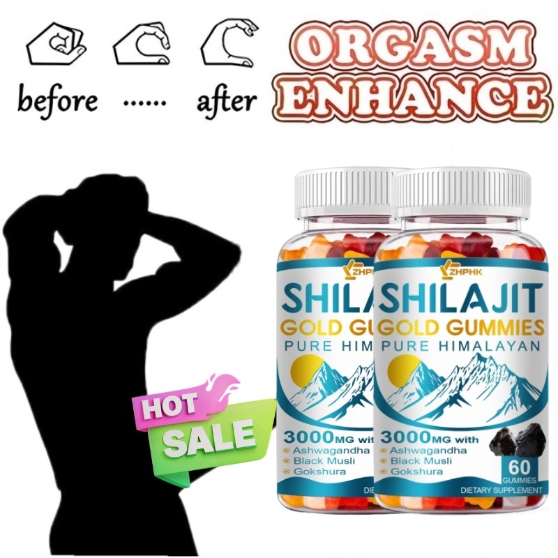 Shilajit Gummies Max Strength | Pure 100% Authentic Himalayan Origin 120 Gummies