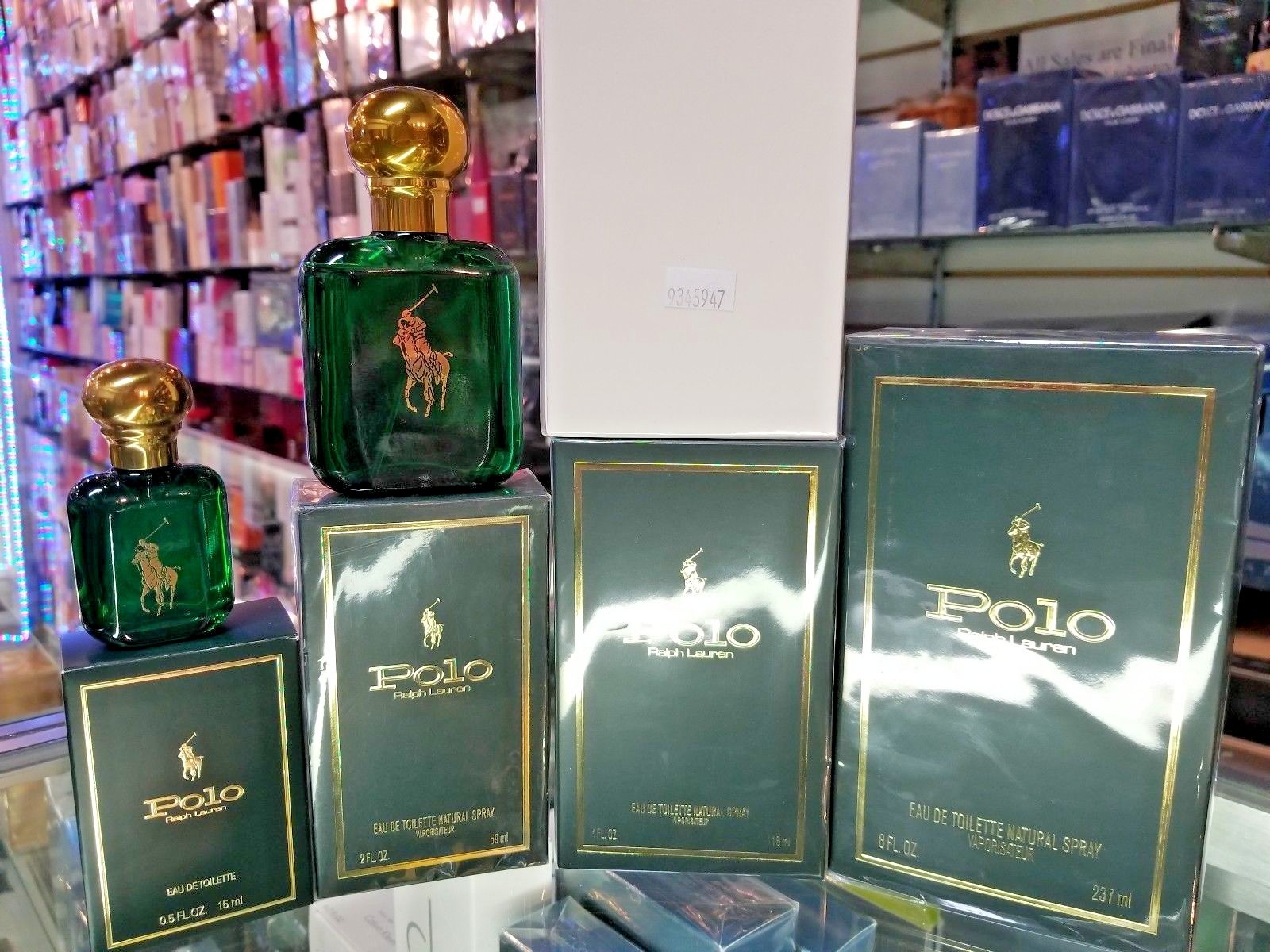 POLO by Ralph Lauren 0.5 2 4 8 oz EDT Spray GREEN Polo for Men ** NEW IN BOX