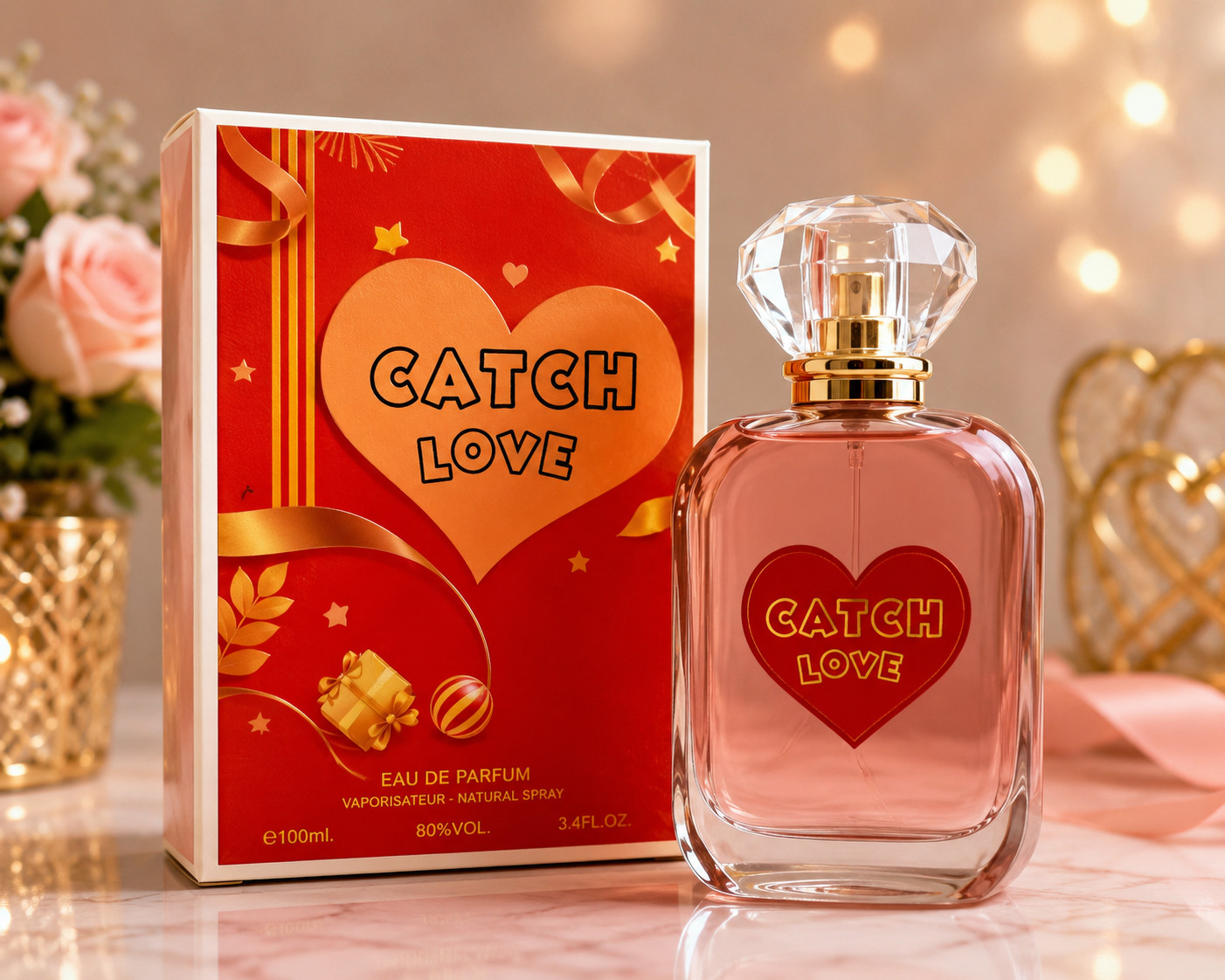 Catch Love Eau de Parfum 100ml 3.4 fl oz Women’s Perfume New Factory Sealed