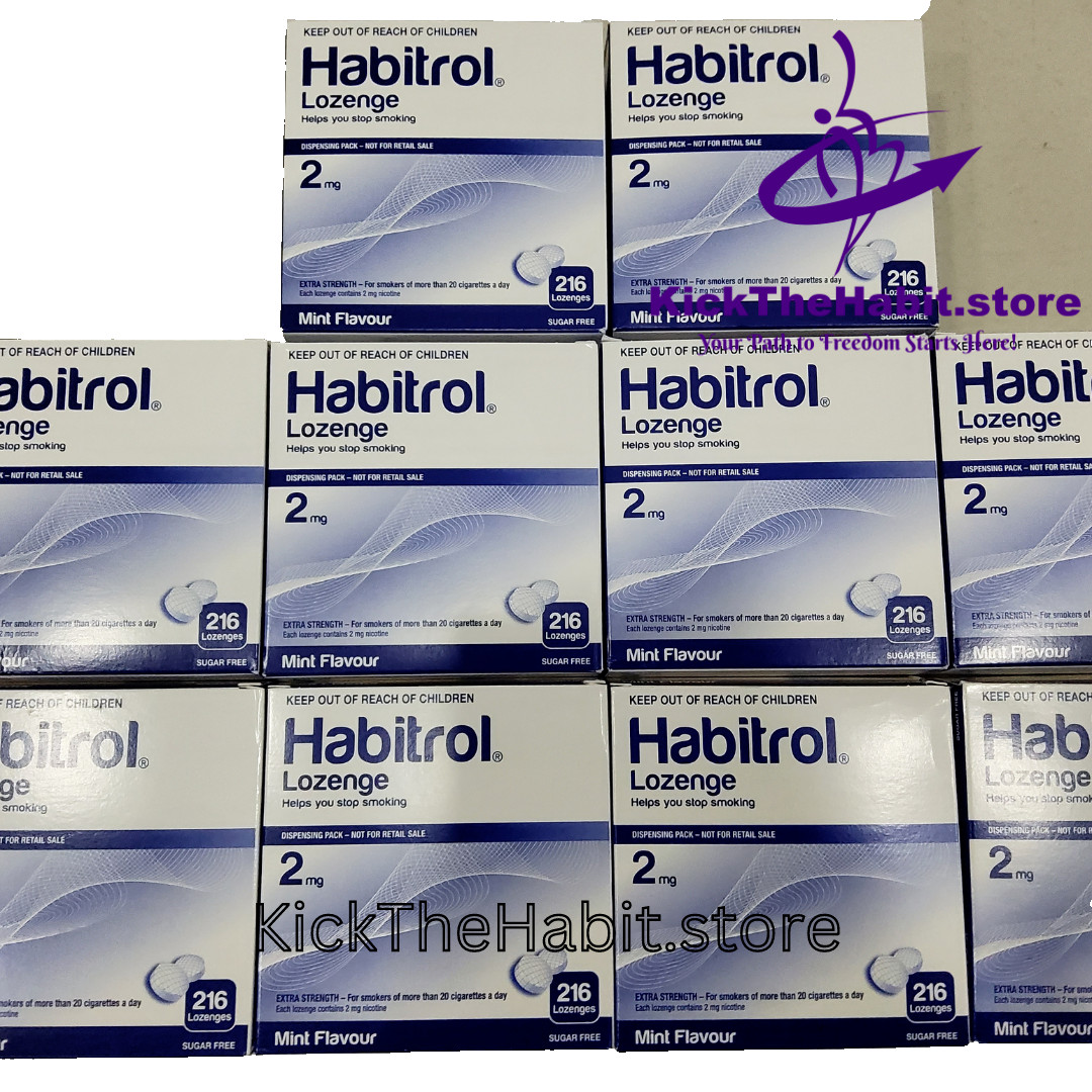 Habitrol Lozenge 2mg Mint 2160 Pieces 10 Boxes Sugar Free – Nicotine Quit Smokin