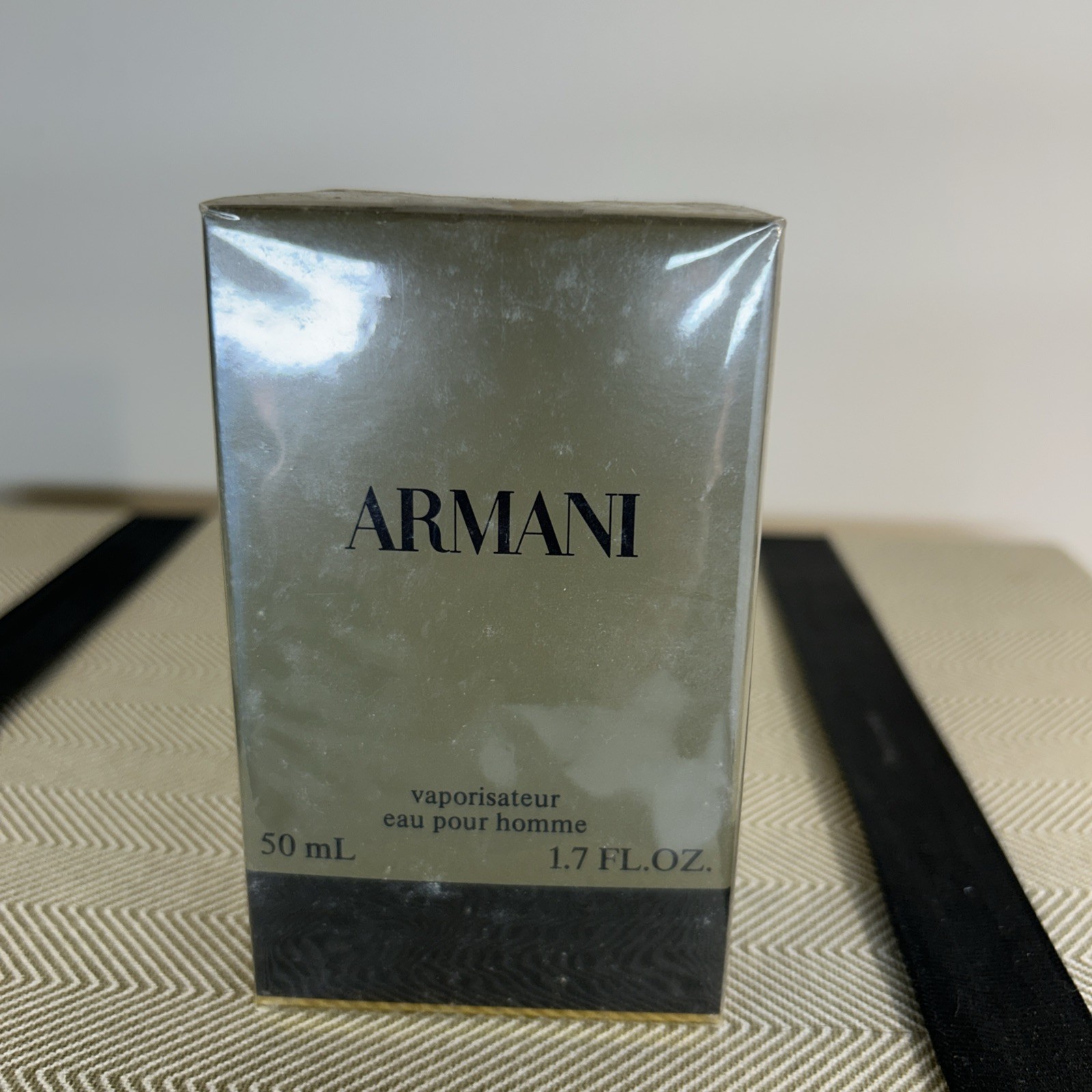 VINTAGE ARMANI EAU POUR HOMME 1.7oz / 50ML EDT Cologne SPRAY RARE Older FORMULA