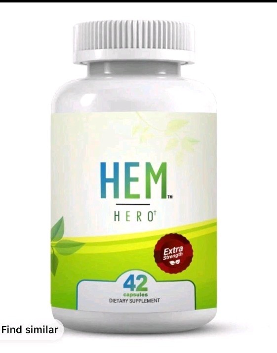 Hem Hero® Extra Strength Hemorrhoid Support Supplement Natural Relief Exp 02/28