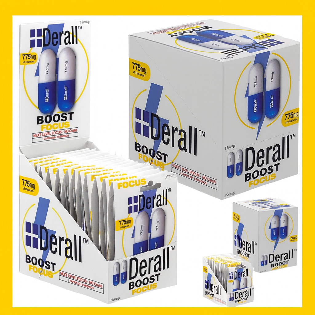 Derall Boost Next Level Focus – Mental Focus No Crash 775mg