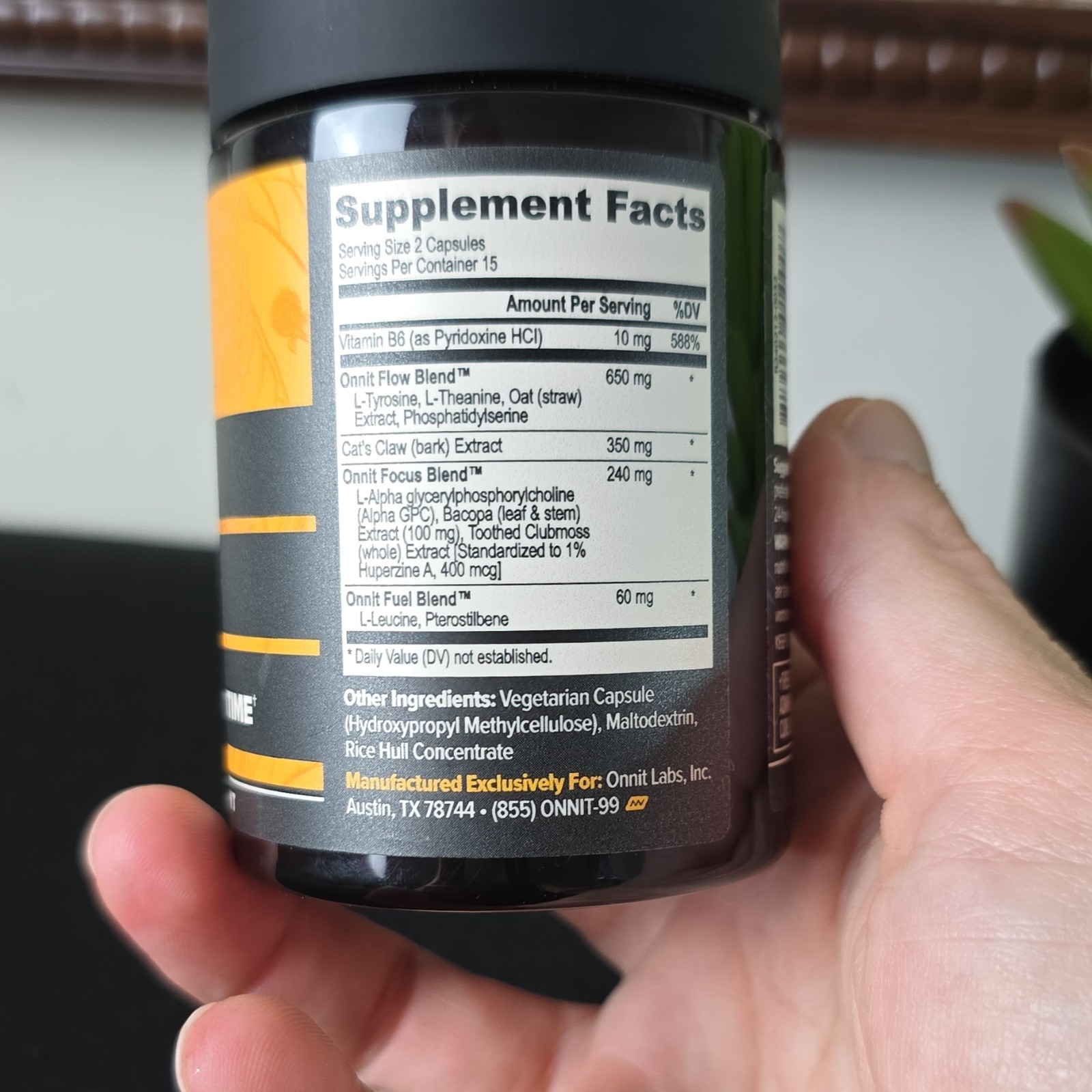 Onnit Alpha BRAIN Mental Focus & Memory 30 Capsules 05/2027