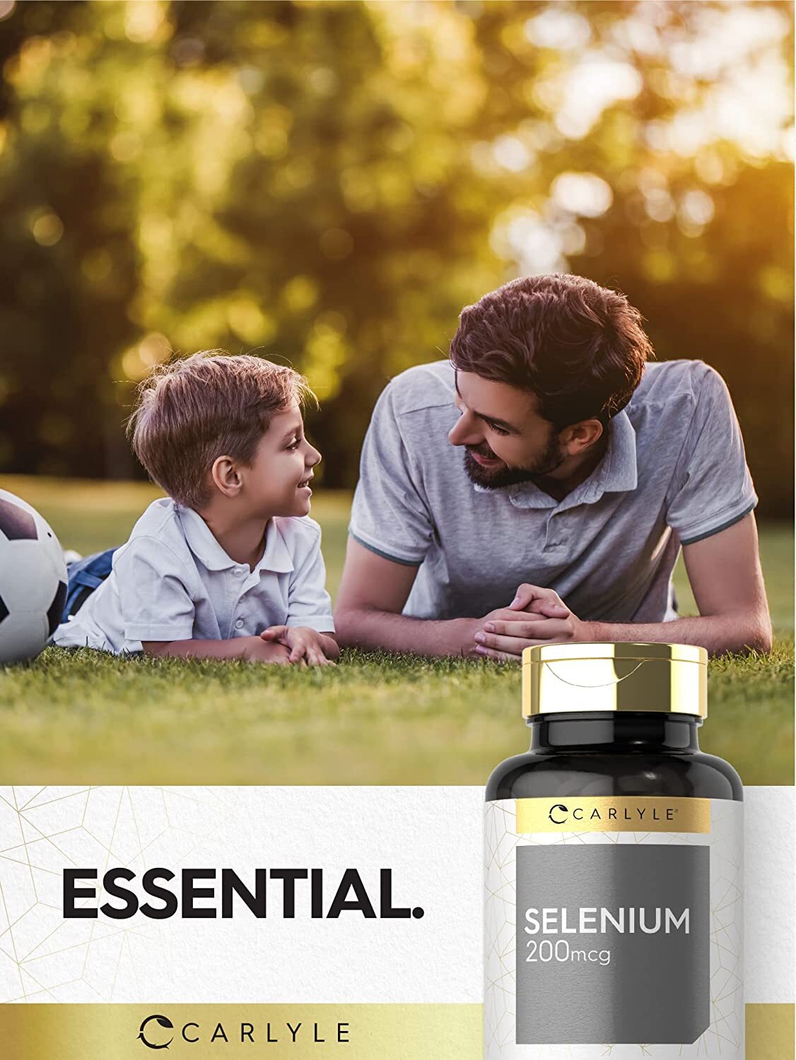 Selenium 200mcg | 270 Tablets | Vegetarian, Non-GMO & Gluten Free | by Carlyle