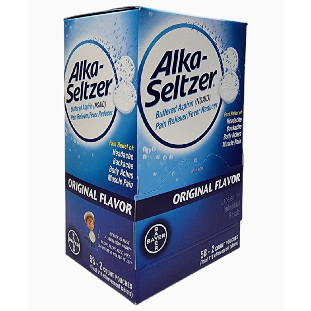 Alka-Seltzer Original Antacid Effervescent Tablets 116ct Exp 1/2026 Free Shippng