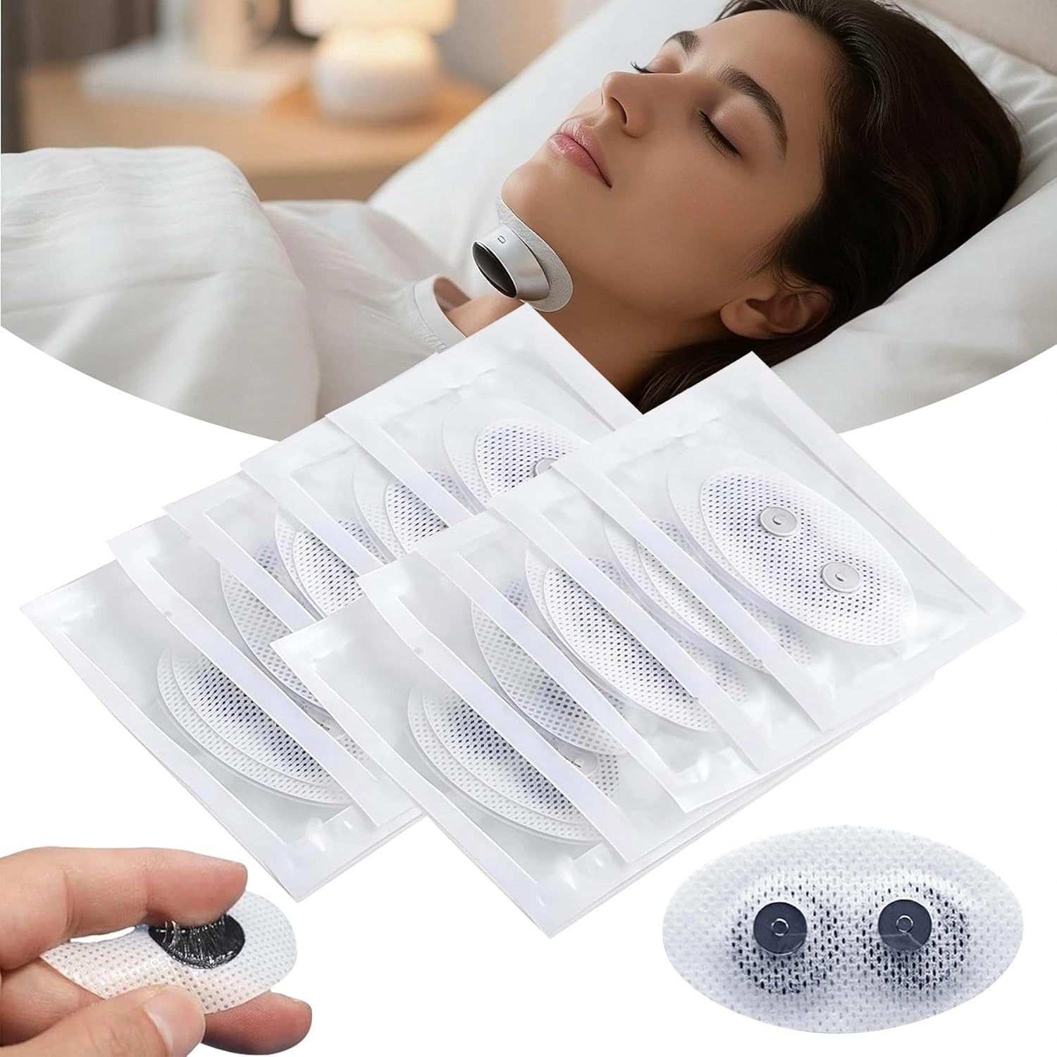 5/10/20 Bags Replace Pads Accessories for Electric Anti Snore Stopper Machine