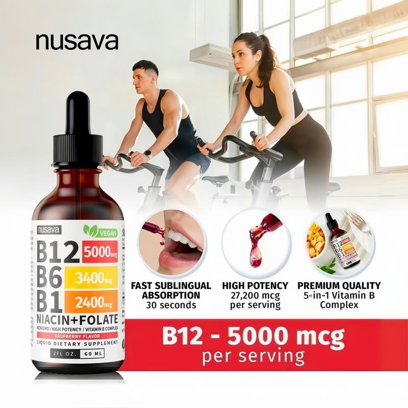 Vitamin B12 Sublingual Vitamin B Complex B 12,Vitamin B12 and B6 Liquid Drops