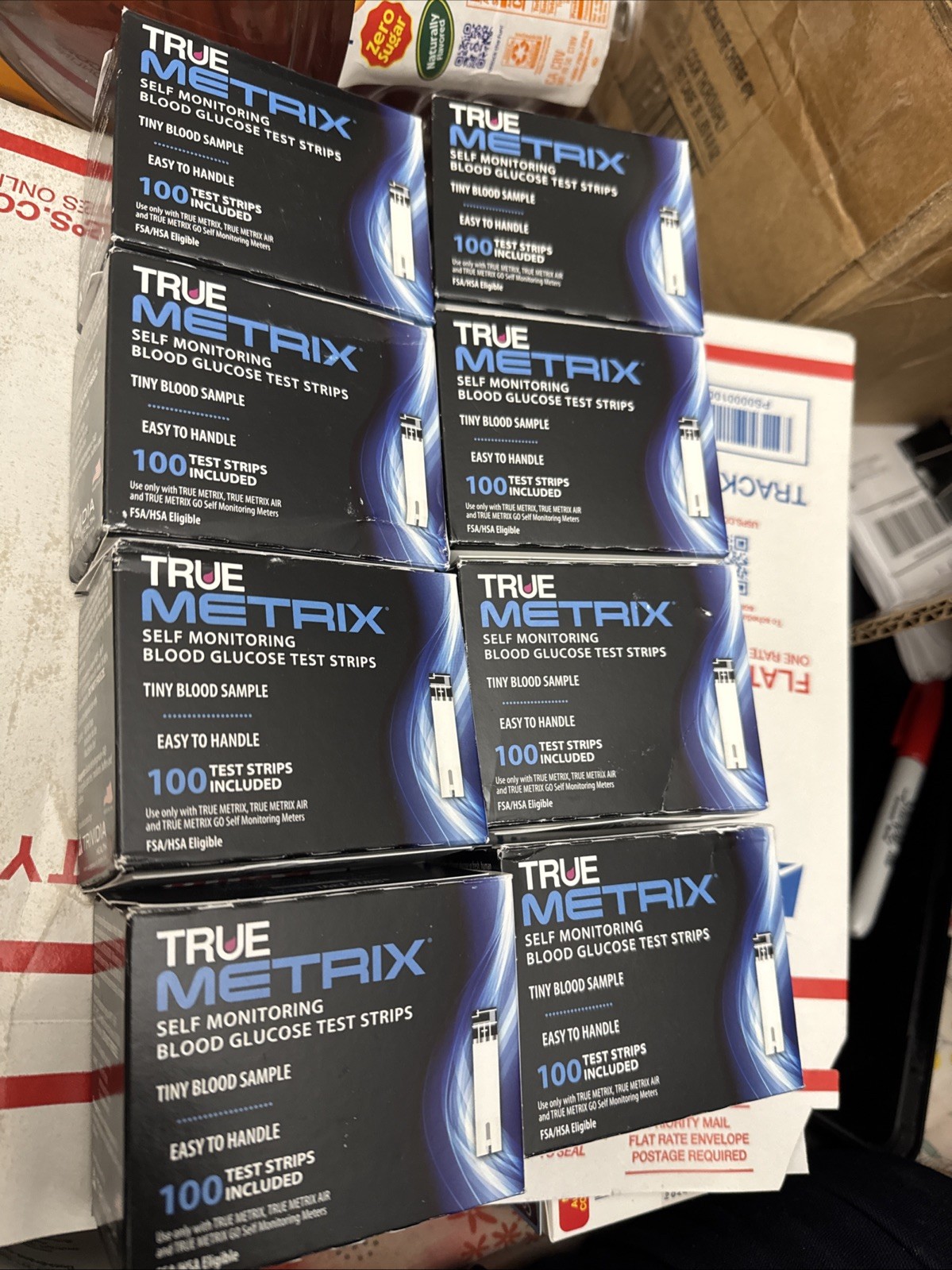 800 True Matrix Glucose Blood Test Strips Retail Exp 7/2027