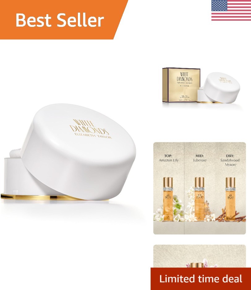 Luxurious White Diamonds Body Powder for Women, 2.6 Oz – Perfect Feminine Touch