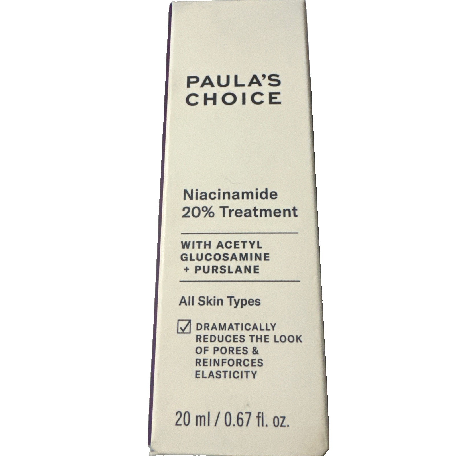 Paula’s Choice Niacinamide 20% Treatment 0.67 fl. oz. Serum MSRP $52 (NEW)