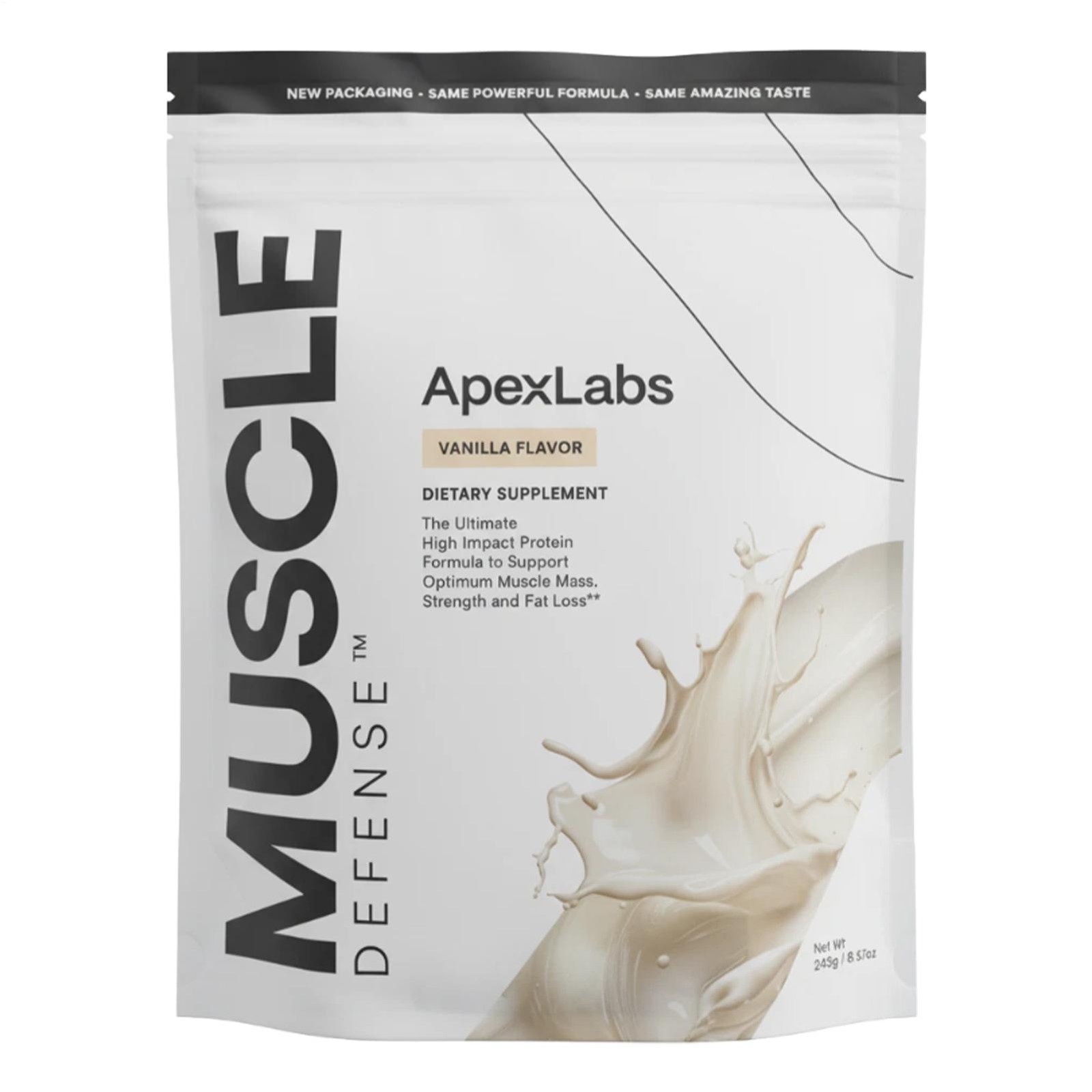 APEX LABS MUSCLE DEFENSE VANILLA FLAVOR – 8.57 OZ NEW PACKING (1-3 PACK)