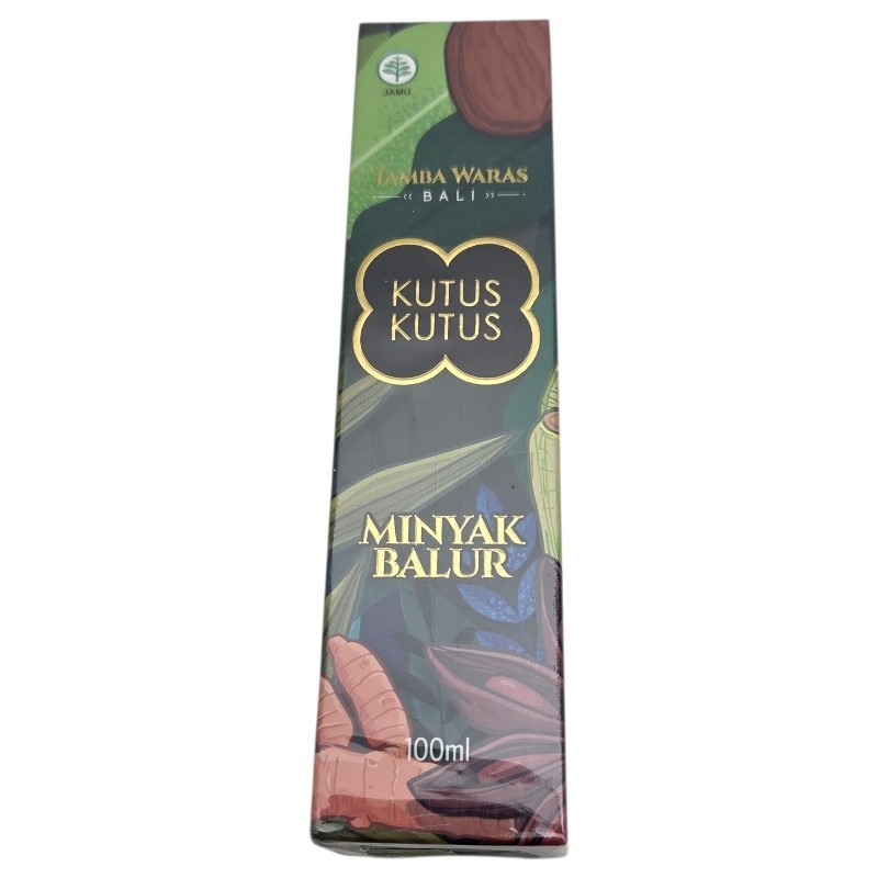 Kutus Kutus Indonesia Bali Organic Herbal Healing Massage Oil 100ml (One Bottle)