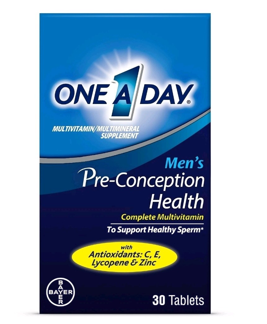 One A Day Men’s Pre-Conception Health Multivitamin Support Healthy Sperm, 30 Ct