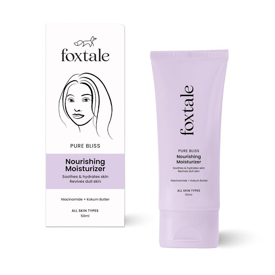 Foxtale Nourishing Face Moisturizer with Niacinamide for 24 Hr Hydration – 50ml
