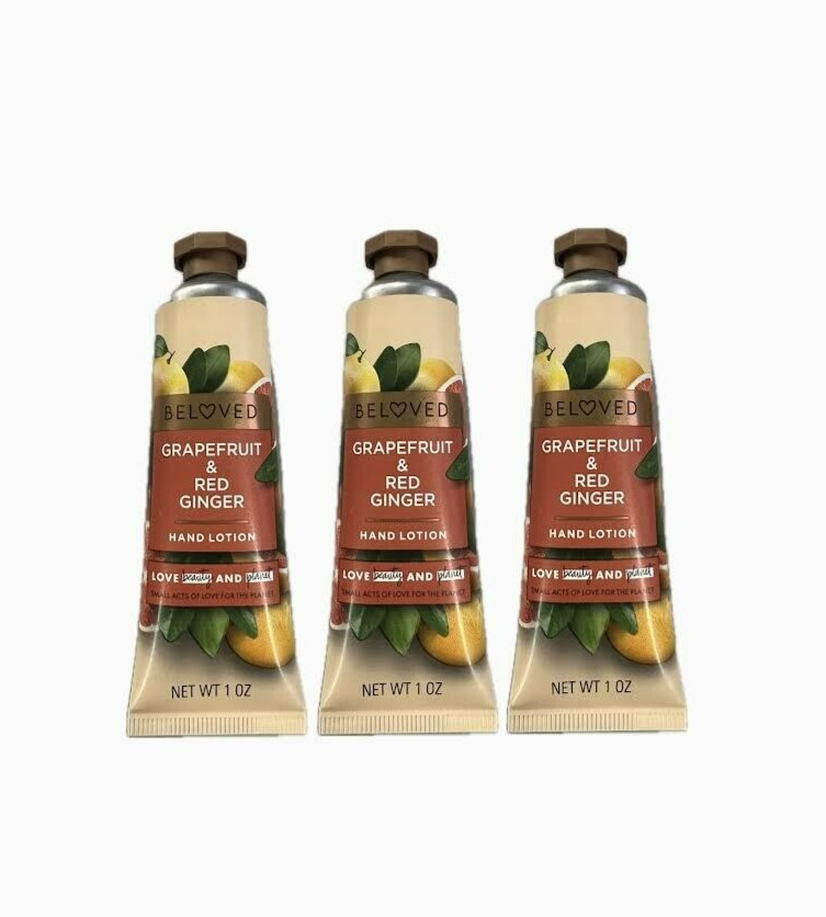 3 Pack LOVE BEAUTY & PLANET Beloved Grapefruit & Red Ginger Hand Lotion 1 fl oz