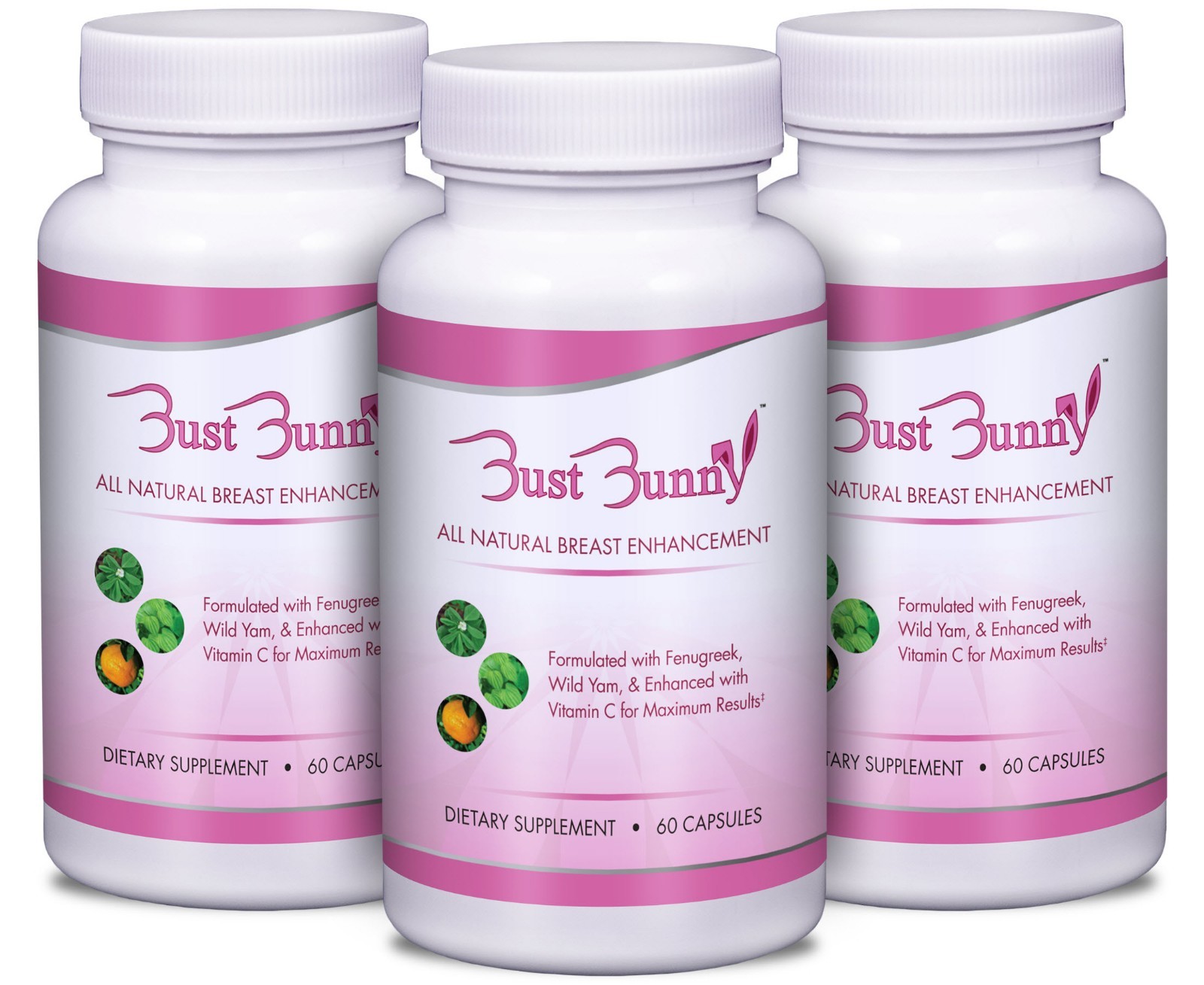AS SEEN ON TV – BUST BUNNY Breast Enhancement Supplement – 3 month supply