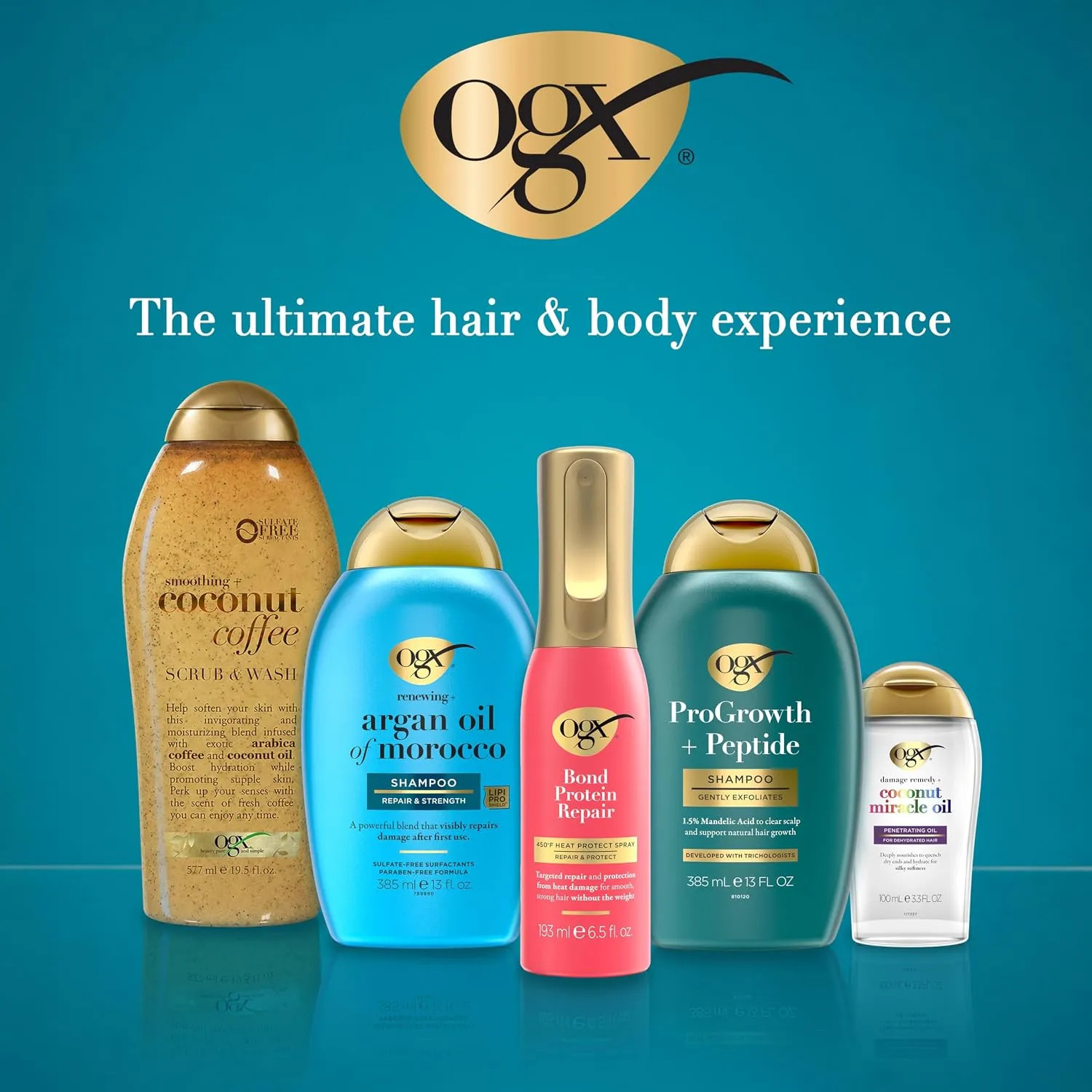 OGX Smoothing Coconut Coffee Exfoliating Body Scrub 19.5 fl oz Hydrating Wash