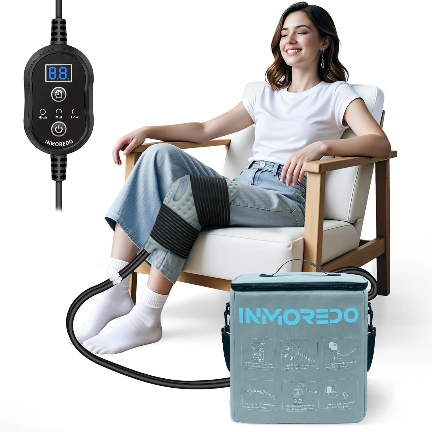Cold Therapy Machine for Knee After Surgery Programmable Ice Therapy System