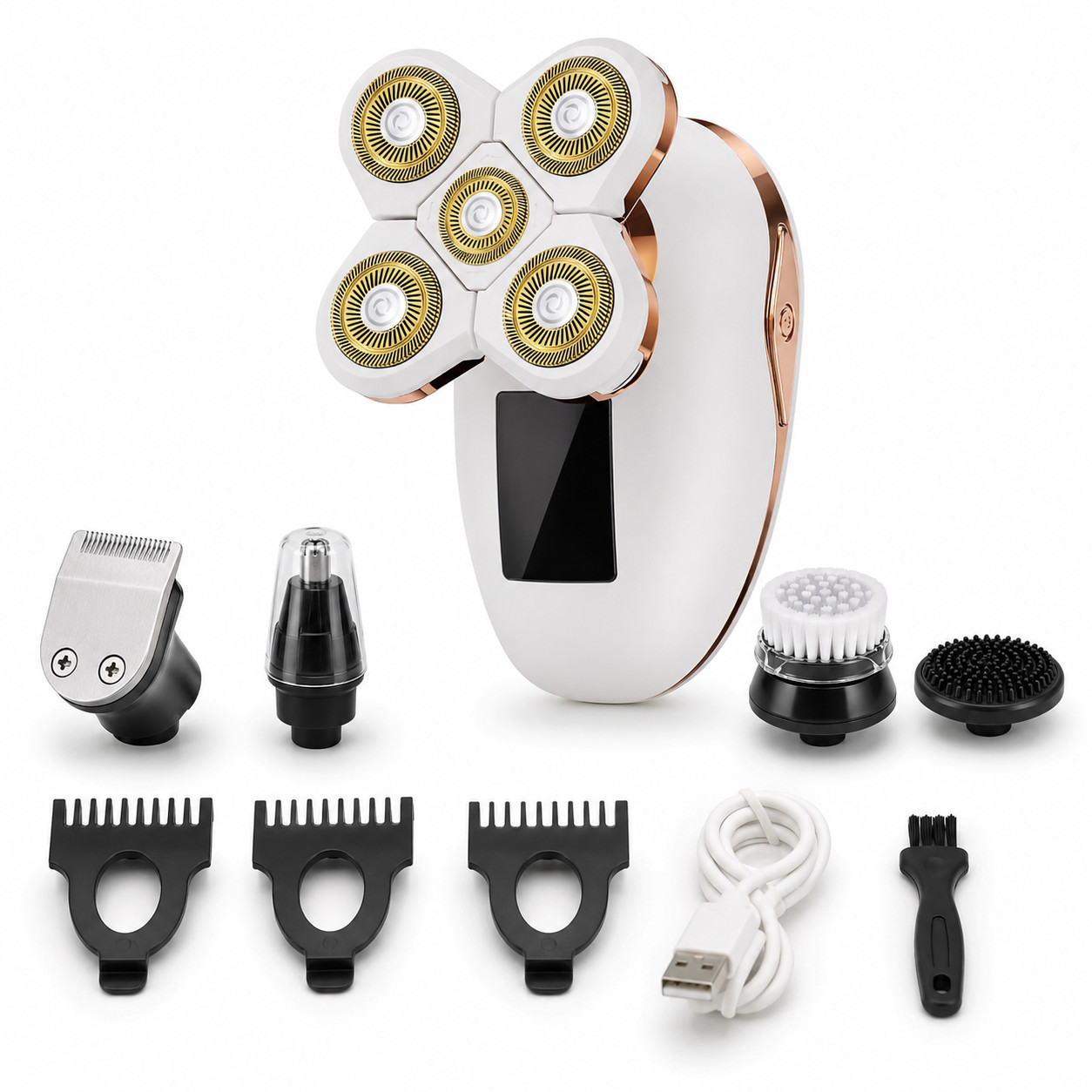 5-in-1 Electric Razors for Women,Wet/Dry 5D Women Razor & Hair Trimmer 5D Shaver