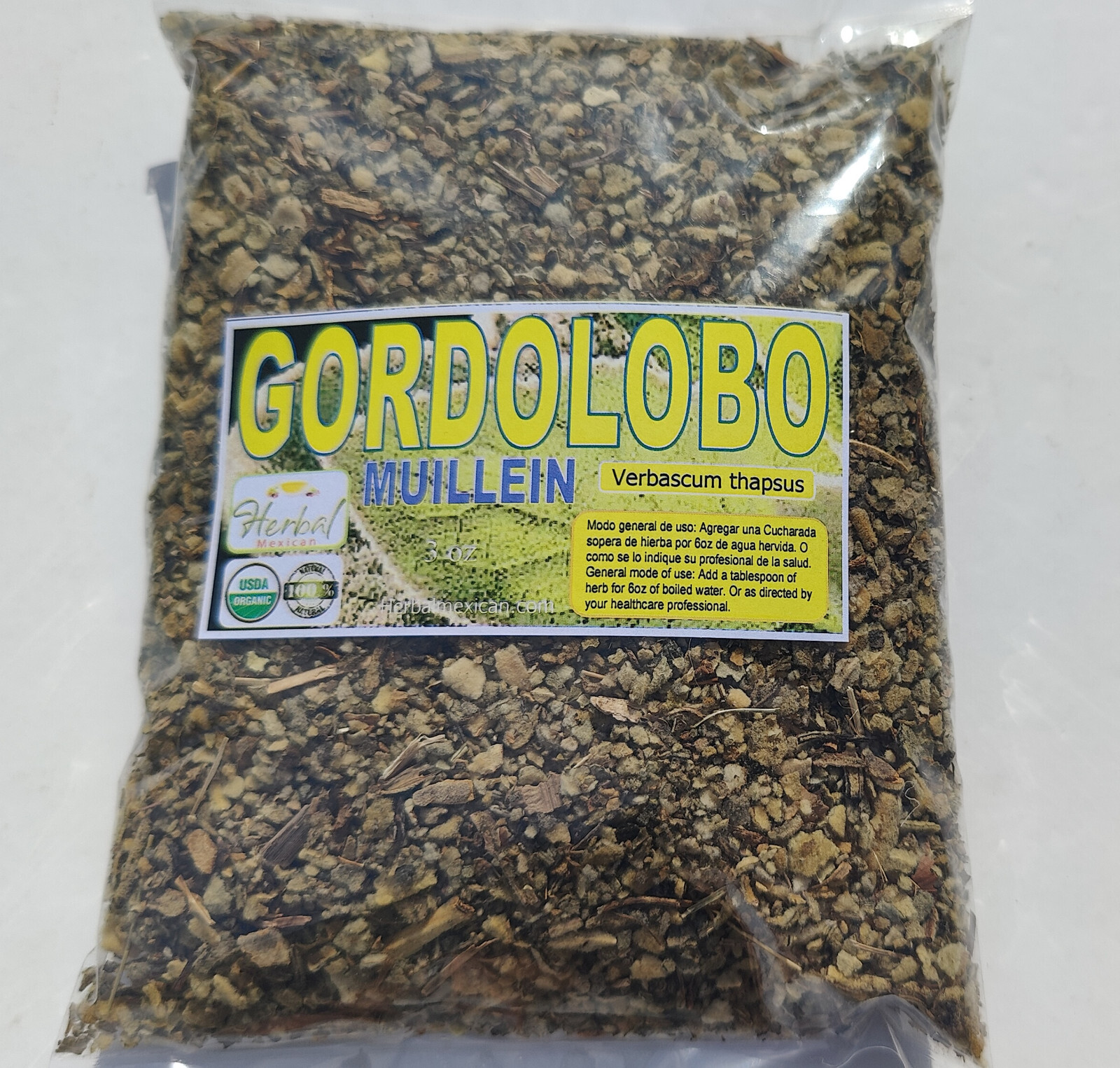 Mullein Leaf Gordolobo verbascum thapsus Common Mullein Infusion Tea