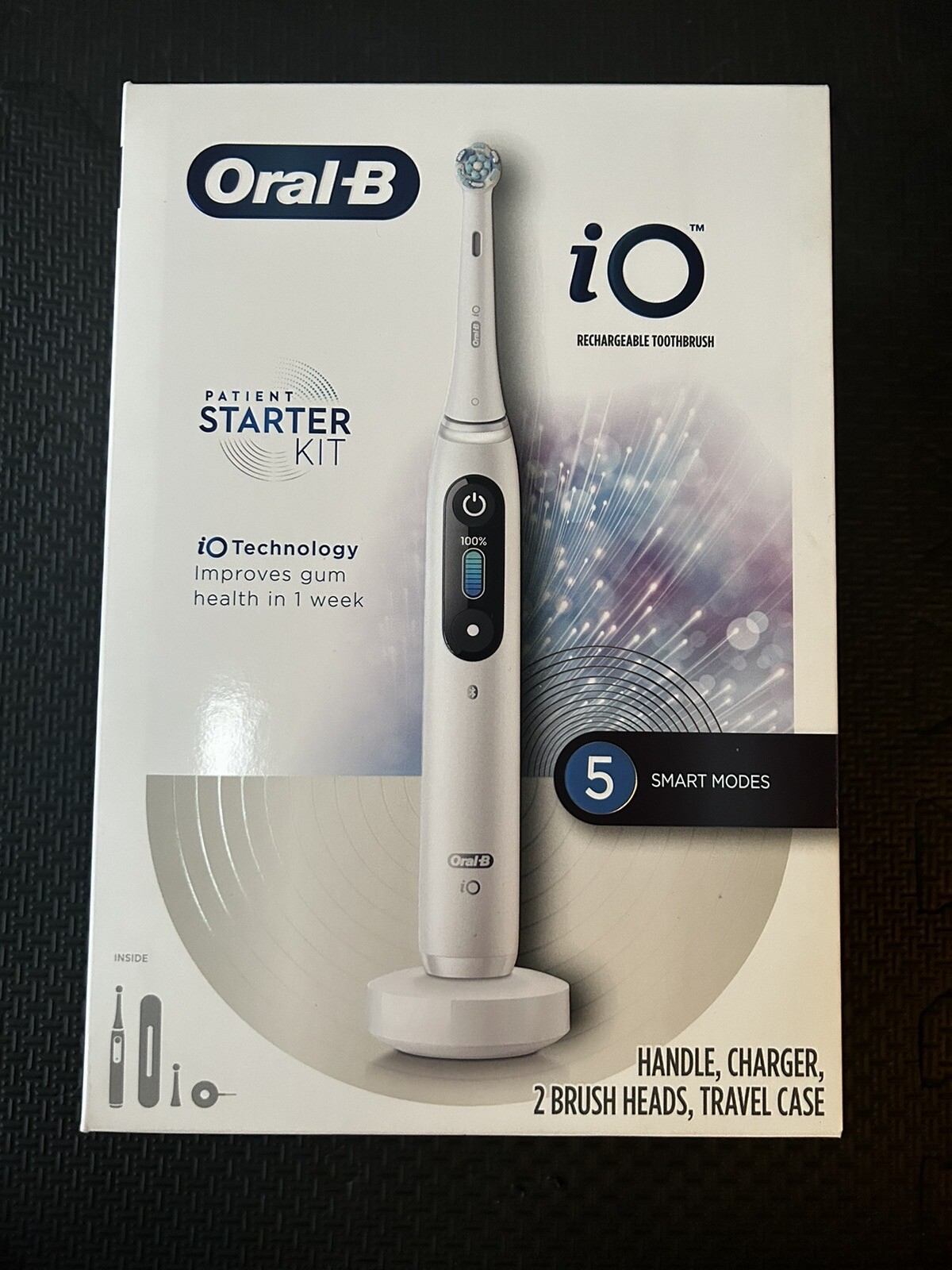New Oral-B iO Series 7 Electric Toothbrush – White Alabaster