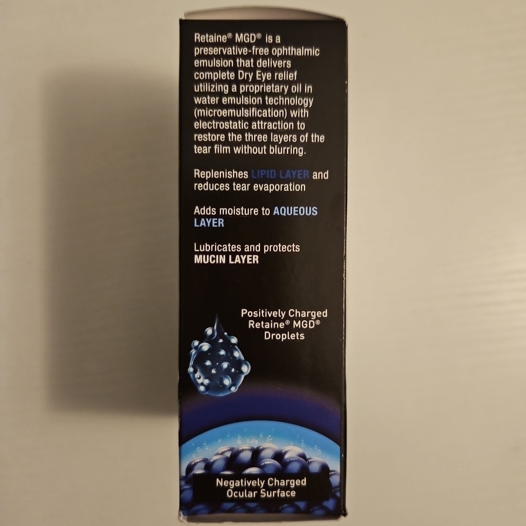 OCuSOFT Retaine MGD Complete Dry Eye Relief Lubricant Eye Drops 30ct Exp 2027+