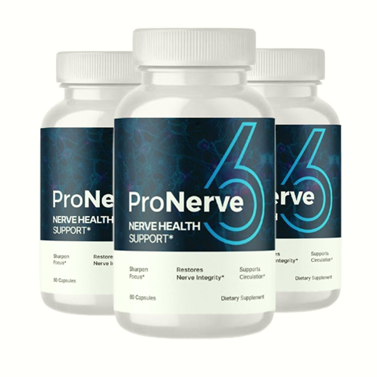 3-Pack ProNerve 6 to Support Nerve Functions & Relief Pro Nerve 6 Capsules) (180