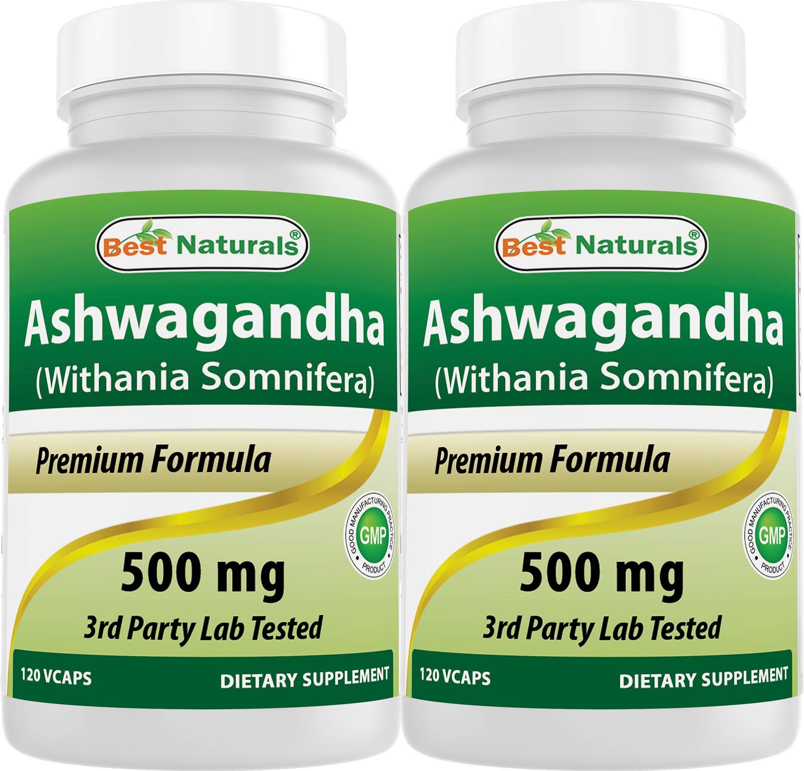 Best Naturals Ashwagandha Extract 500 Mg 120 Capsules 120 Count (Pack of 2)