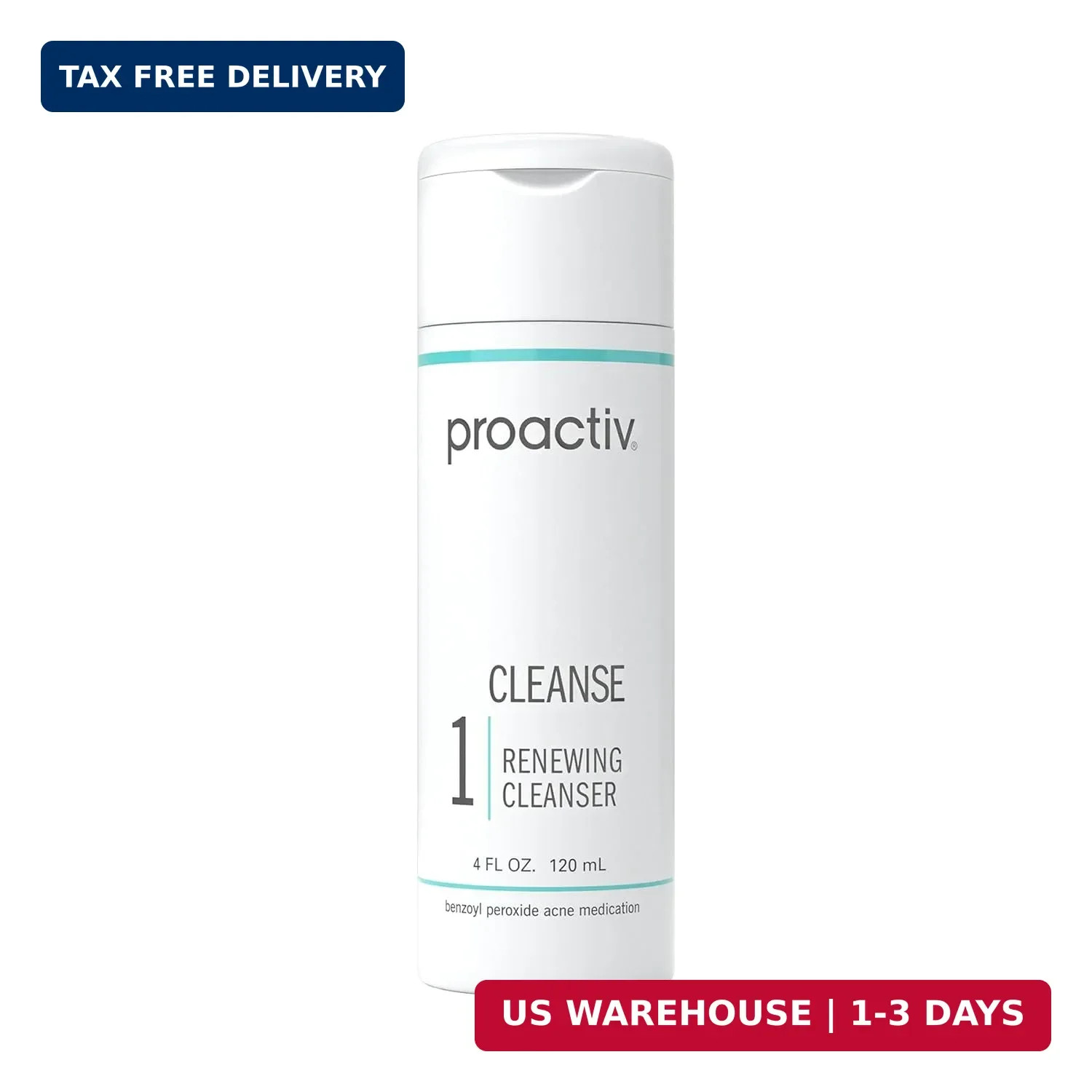 Proactiv Acne Cleanser – Benzoyl Peroxide Face Wash and Acne Treatment – Daily F
