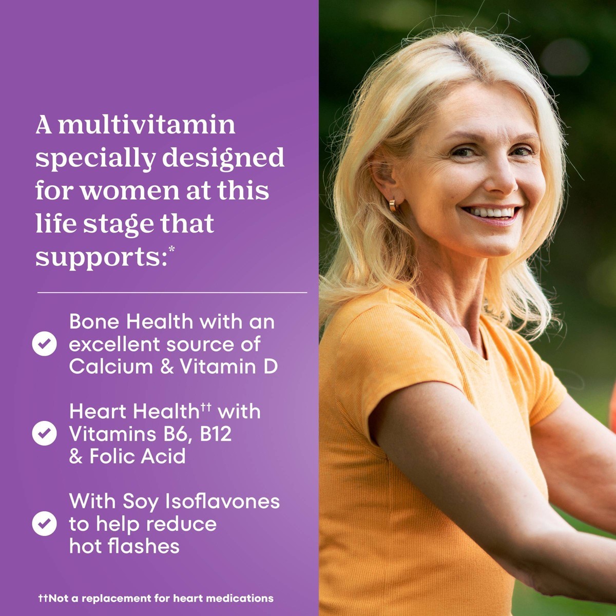 One A Day Women’s Menopause Multivitamin,with Calcium and Vitamin D Tablets-50ct