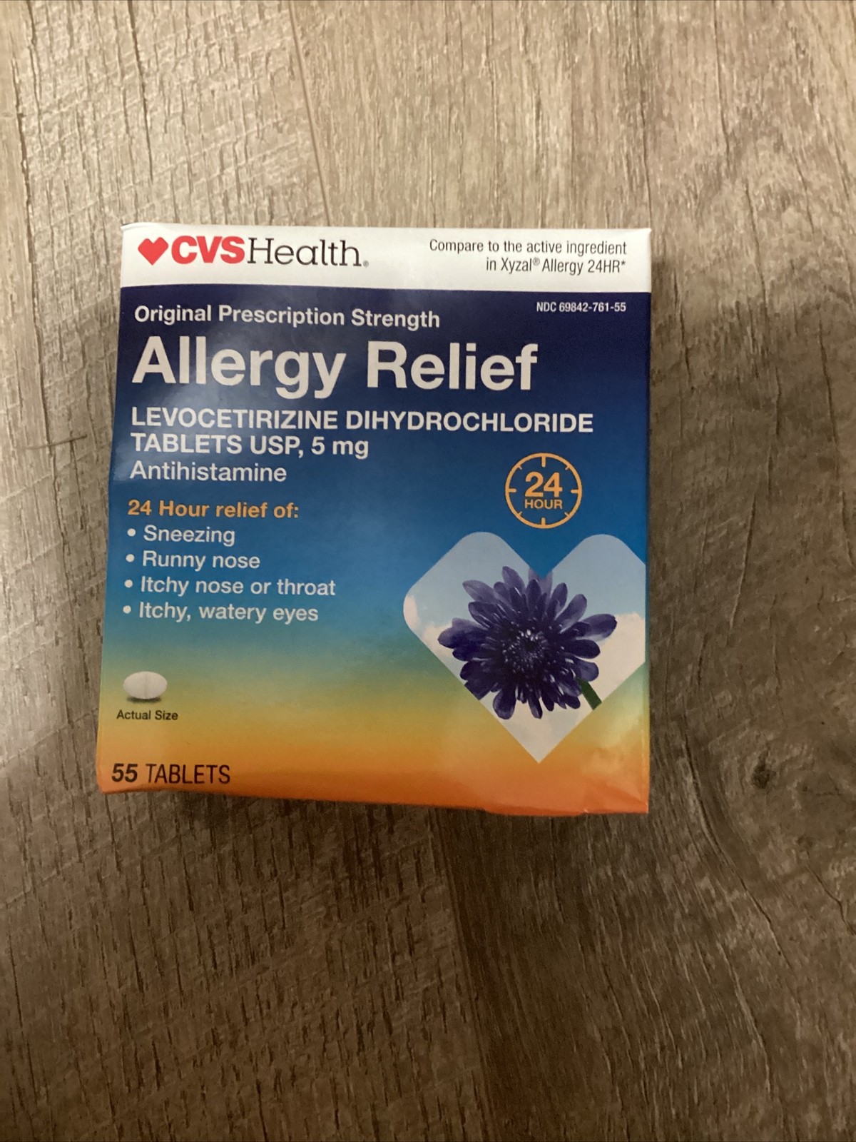(CVS Health Allergy Relief Original Prescription Strength 5mg Exp 01/2027
