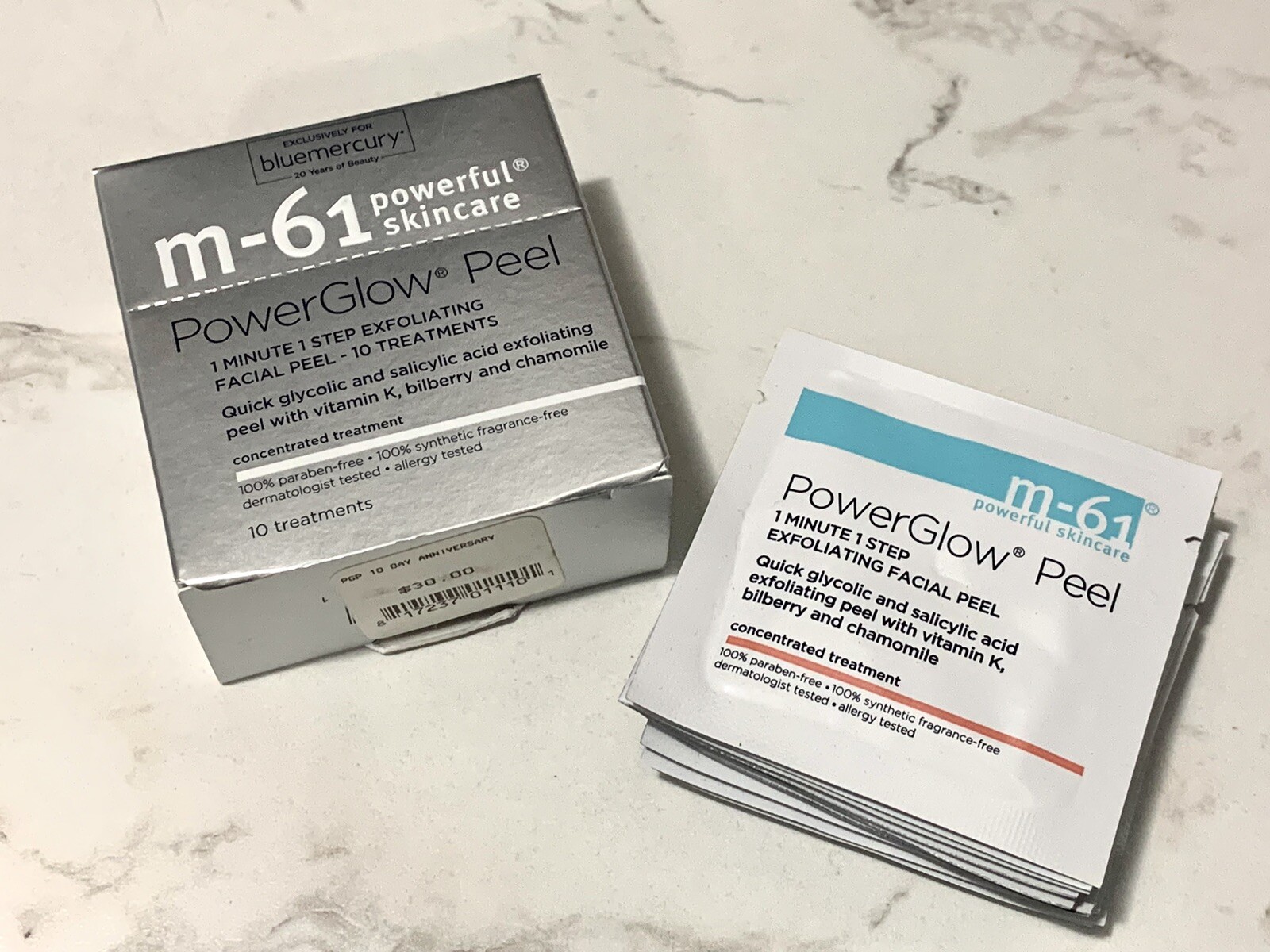 M-61 Powerglow Peel 10 Treatments New In (#YY3)