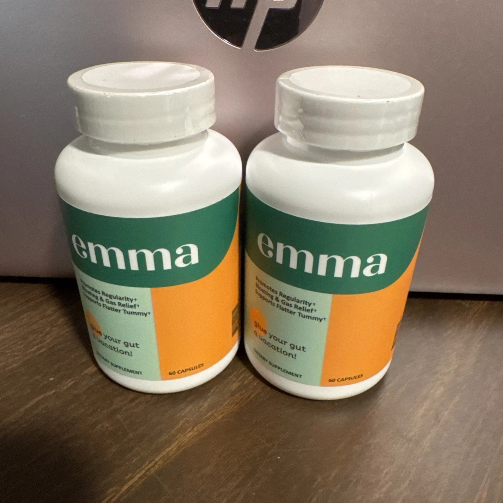 Emma Gut Health Supplement Regularity Bloating Gas Relief (2) 60 Count EXP 3/27