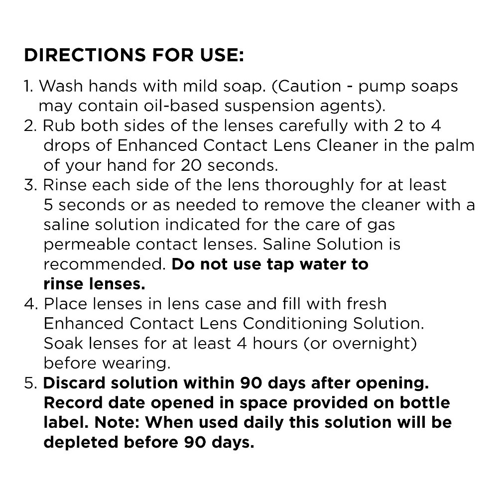 Equate Hard Contact Lens Solution Step 1, 3 Pack, 1 fl oz, vs Boston Advance​