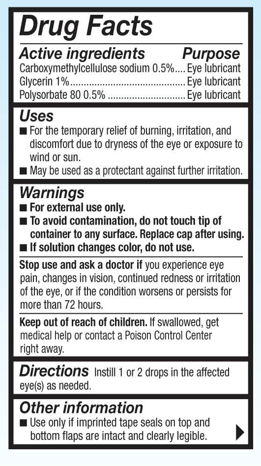Refresh Optive Advanced Lubricant Eye Drops, 10mL 1/3 FL OZ