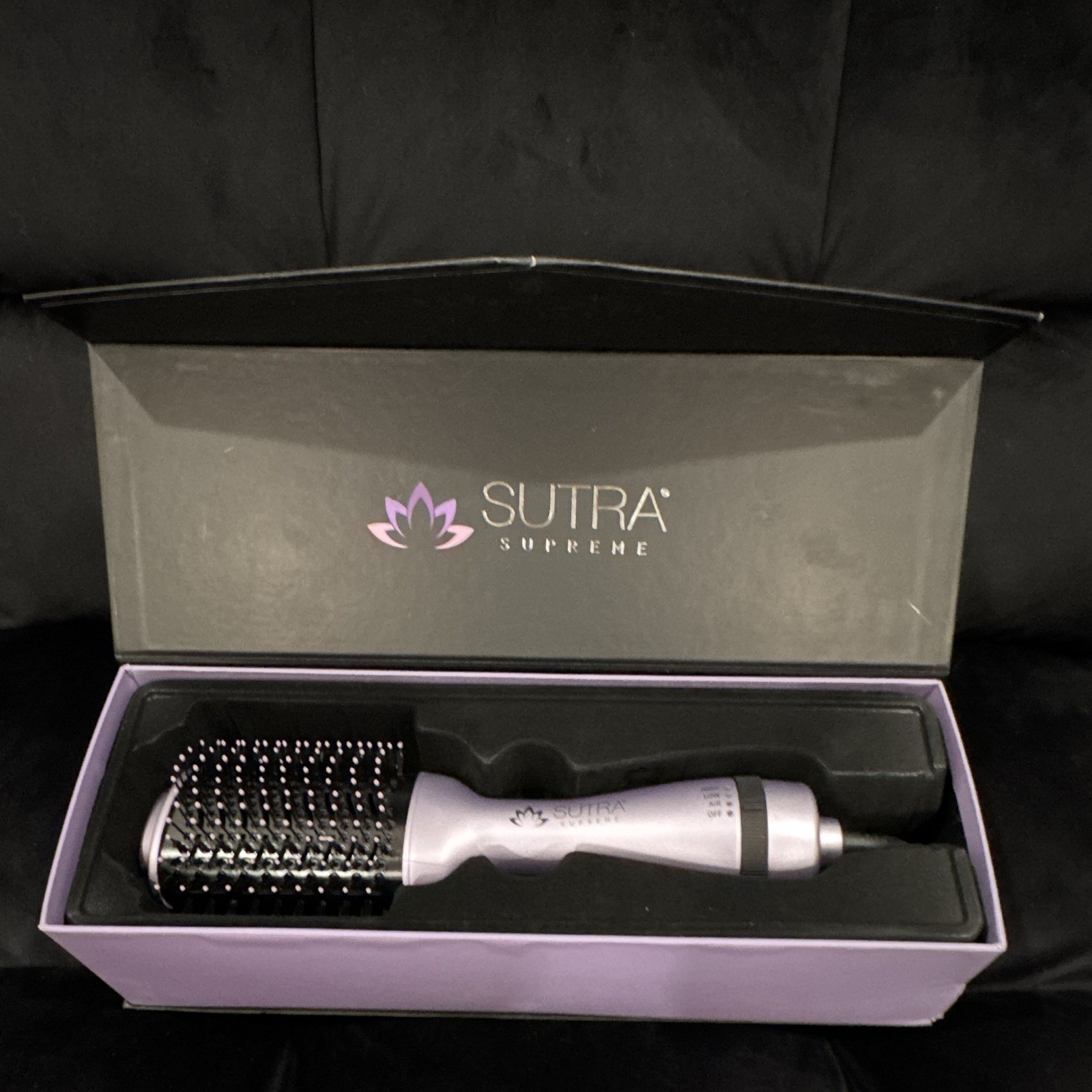 Sutra Supreme Professional 3” Blowout Brush Purple – New in Box Ionic Tourmaline