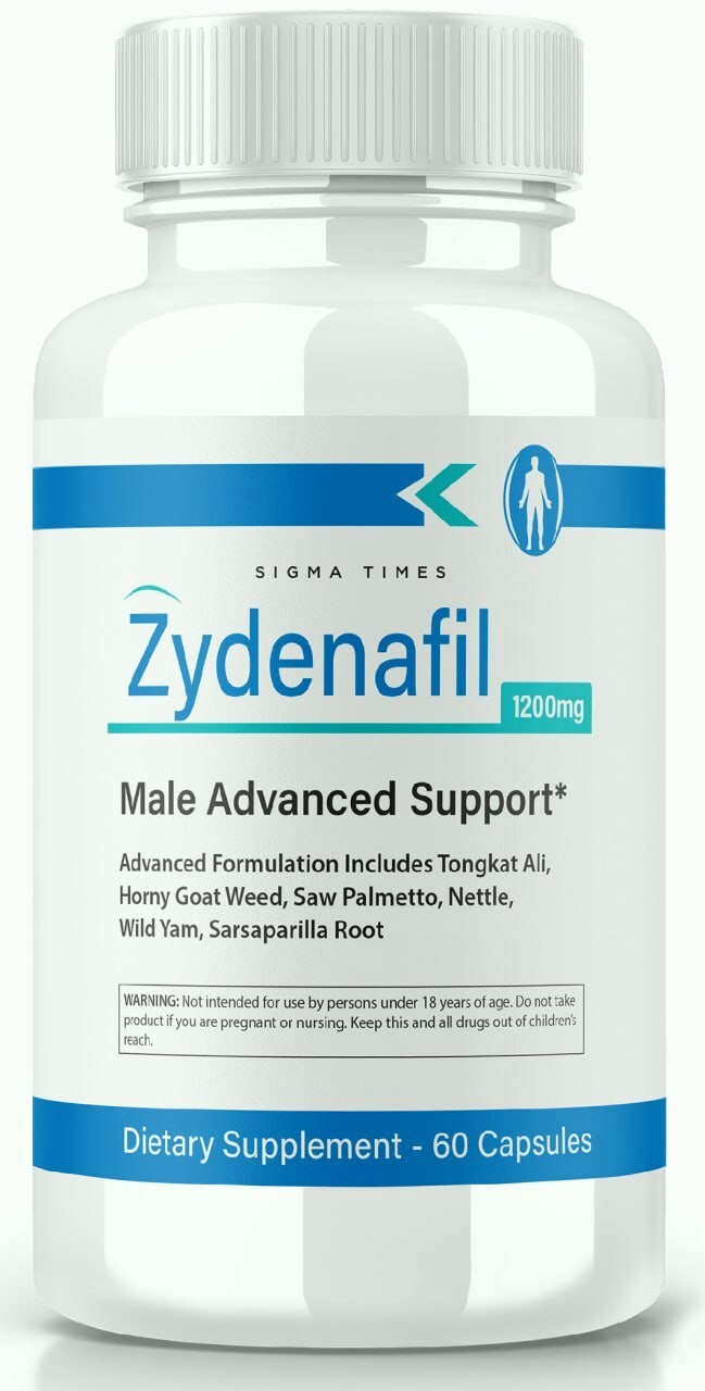 Zydenafil Male Health Support Pills to Boost Libido and Energy 60ct